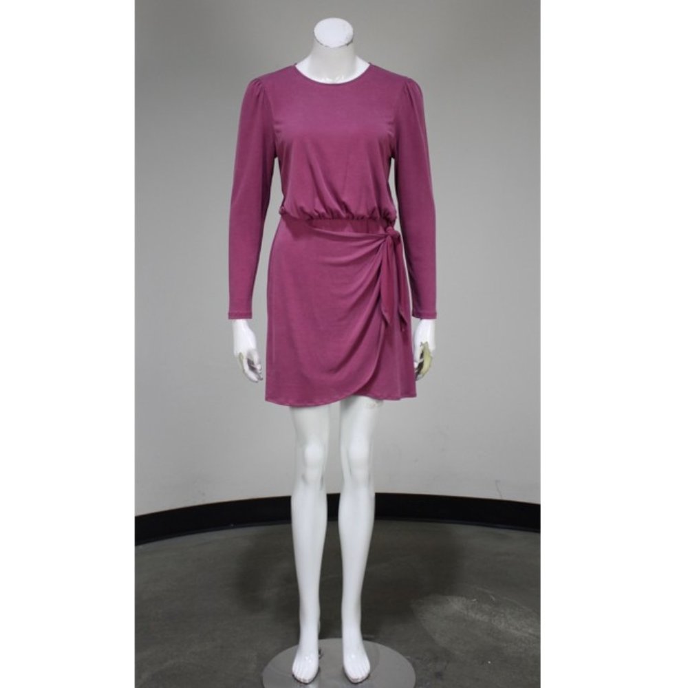 Sunday in Brooklyn dusty purple long sleeve dress